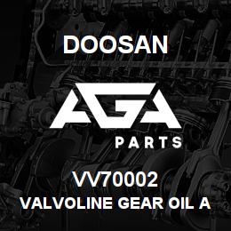 VV70002 Doosan VALVOLINE GEAR OIL AGMA EP2/IS | AGA Parts