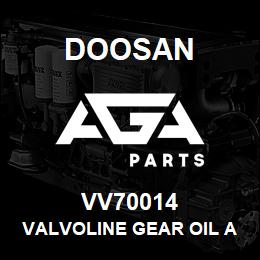 VV70014 Doosan VALVOLINE GEAR OIL AGMA EP5/IS | AGA Parts