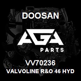 VV70236 Doosan VALVOLINE R&O 46 HYDRAULIC OIL | AGA Parts