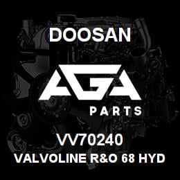 VV70240 Doosan VALVOLINE R&O 68 HYDRAULIC OIL | AGA Parts