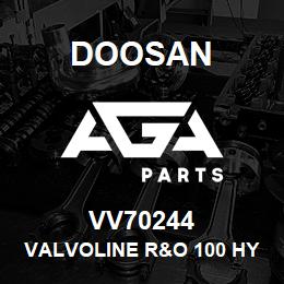 VV70244 Doosan VALVOLINE R&O 100 HYDRAULIC OI | AGA Parts