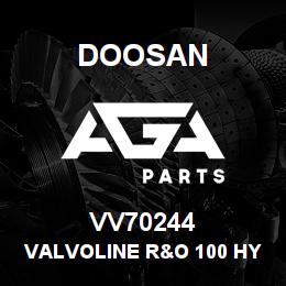VV70244 Doosan VALVOLINE R&O 100 HYDRAULIC OI | AGA Parts