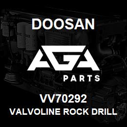 VV70292 Doosan VALVOLINE ROCK DRILL 150 | AGA Parts