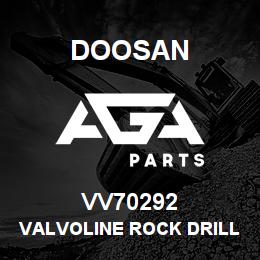 VV70292 Doosan VALVOLINE ROCK DRILL 150 | AGA Parts