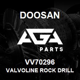 VV70296 Doosan VALVOLINE ROCK DRILL 320 | AGA Parts