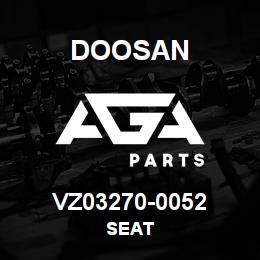 VZ03270-0052 Doosan SEAT | AGA Parts