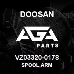 VZ03320-0178 Doosan SPOOL,ARM | AGA Parts