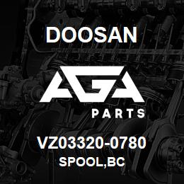 VZ03320-0780 Doosan SPOOL,BC | AGA Parts