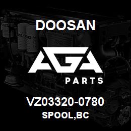 VZ03320-0780 Doosan SPOOL,BC | AGA Parts