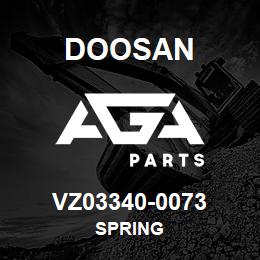 VZ03340-0073 Doosan SPRING | AGA Parts