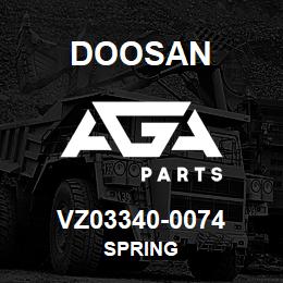 VZ03340-0074 Doosan SPRING | AGA Parts