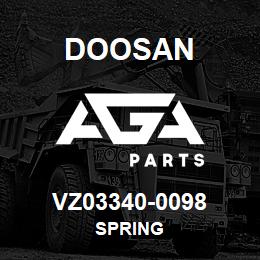 VZ03340-0098 Doosan SPRING | AGA Parts