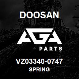 VZ03340-0747 Doosan SPRING | AGA Parts
