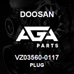 VZ03560-0117 Doosan PLUG | AGA Parts