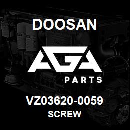 VZ03620-0059 Doosan SCREW | AGA Parts