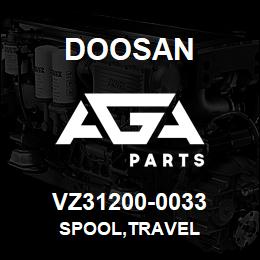 VZ31200-0033 Doosan SPOOL,TRAVEL | AGA Parts