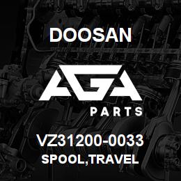 VZ31200-0033 Doosan SPOOL,TRAVEL | AGA Parts