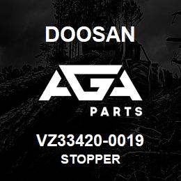 VZ33420-0019 Doosan STOPPER | AGA Parts