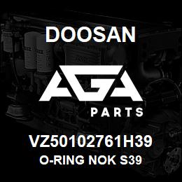 VZ50102761H39 Doosan O-RING NOK S39 | AGA Parts