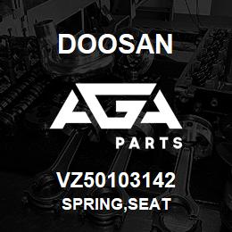VZ50103142 Doosan SPRING,SEAT | AGA Parts