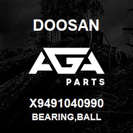 X9491040990 Doosan BEARING,BALL | AGA Parts