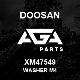 XM47549 Doosan WASHER M4 | AGA Parts