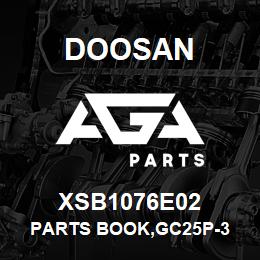 XSB1076E02 Doosan PARTS BOOK,GC25P-3 | AGA Parts