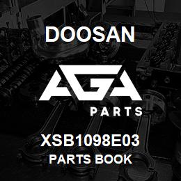 XSB1098E03 Doosan PARTS BOOK | AGA Parts