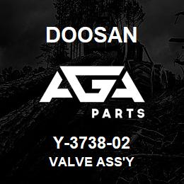 Y-3738-02 Doosan VALVE ASS'Y | AGA Parts