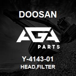 Y-4143-01 Doosan HEAD,FILTER | AGA Parts