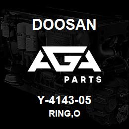 Y-4143-05 Doosan RING,O | AGA Parts