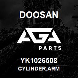 YK1026508 Doosan CYLINDER,ARM | AGA Parts