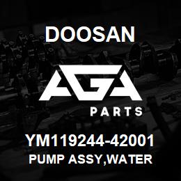 YM119244-42001 Doosan PUMP ASSY,WATER | AGA Parts