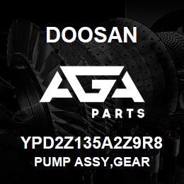 YPD2Z135A2Z9R8 Doosan PUMP ASSY,GEAR | AGA Parts