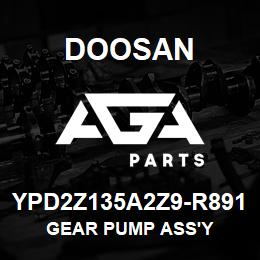 YPD2Z135A2Z9-R891 Doosan GEAR PUMP ASS'Y | AGA Parts