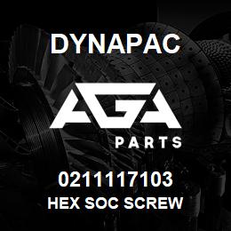 0211117103 Dynapac HEX SOC SCREW | AGA Parts