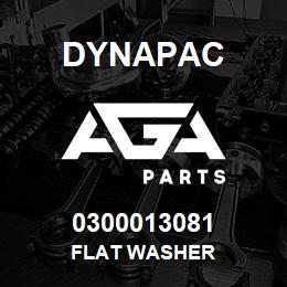 0300013081 Dynapac FLAT WASHER | AGA Parts