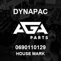 0690110129 Dynapac HOUSE MARK | AGA Parts