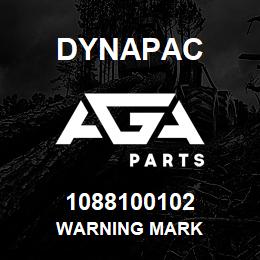 1088100102 Dynapac WARNING MARK | AGA Parts