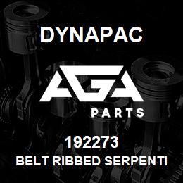 192273 Dynapac Belt Ribbed Serpentine | AGA Parts