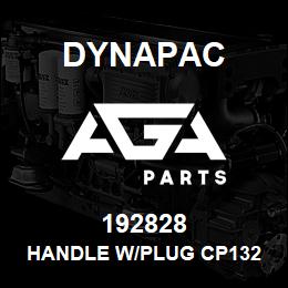 192828 Dynapac Handle W/Plug Cp132 | AGA Parts