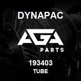 193403 Dynapac Tube | AGA Parts