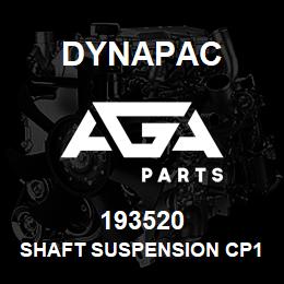 193520 Dynapac Shaft Suspension Cp132 | AGA Parts