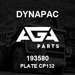 193580 Dynapac Plate Cp132 | AGA Parts