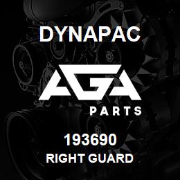 193690 Dynapac Right Guard | AGA Parts