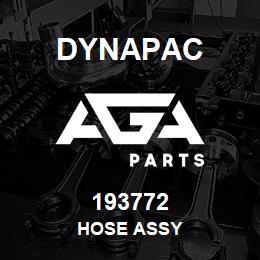 193772 Dynapac Hose Assy | AGA Parts