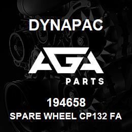 194658 Dynapac Spare Wheel Cp132 Factory/Fiel Ld Ki | AGA Parts