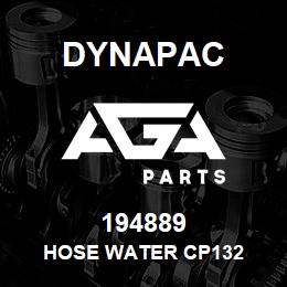 194889 Dynapac Hose Water Cp132 | AGA Parts