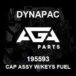 195593 Dynapac Cap Assy W/Keys Fuel Keys Nss S See Notes | AGA Parts