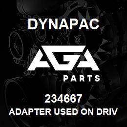 234667 Dynapac Adapter Used On Drive Pump | AGA Parts